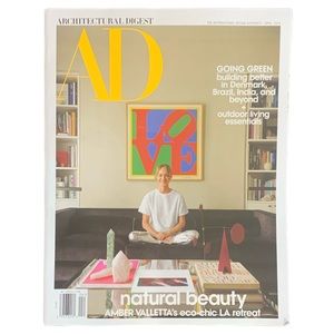 Architectural Digest Magazine April 2024 Amber Valletta Natural Beauty Eco Chic